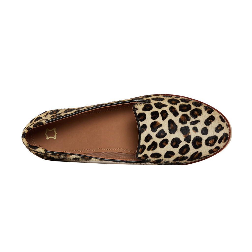 Myra Bag Airy Casual Sneakers – Animal Print Hairon Leather