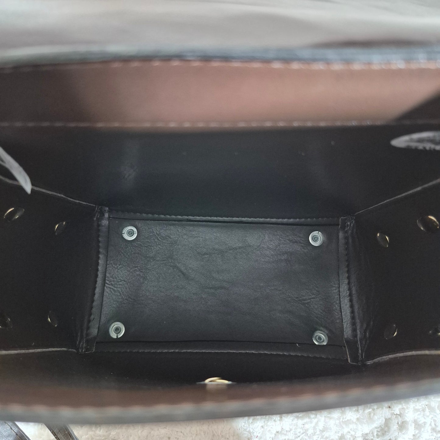 Handcrafted Mexican Brown Leather Handbag with Cowhide Hair-On Flap & Gold-Tone Hardware