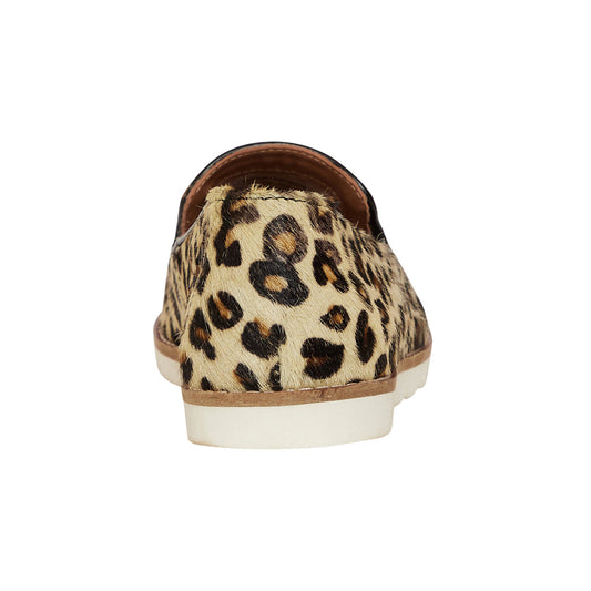 Myra Bag Airy Casual Sneakers – Animal Print Hairon Leather