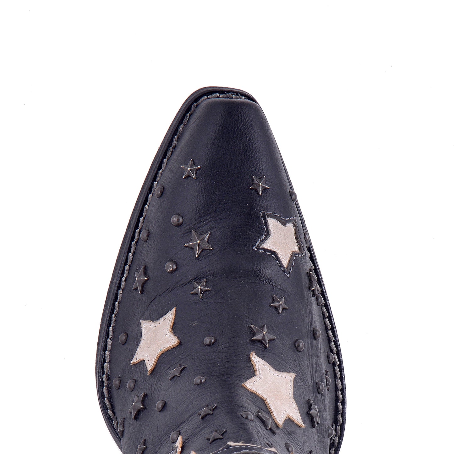 MYRABAG Lone Star Sky Split-Top Western Leather Boots
